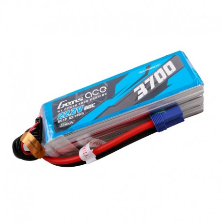 Pack LiPo GENS ACE 3700 mAh 6S1P 60C G-Tech