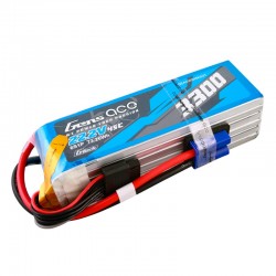 GENS ACE G-Tech 3300mAh 22.2V 45C 6S1P Lipo Battery Pack - EC5 Plug