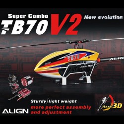 Align T-REX TB70 V2 Super Combo RC Helicopter kit (RH70E66X)