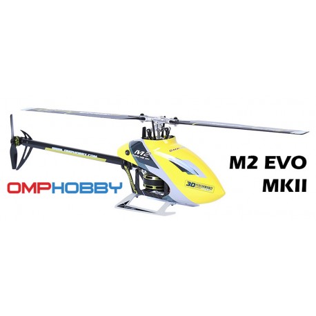 OMPHobby M2 EVO MKII RC Helicopter - BNF (yellow)